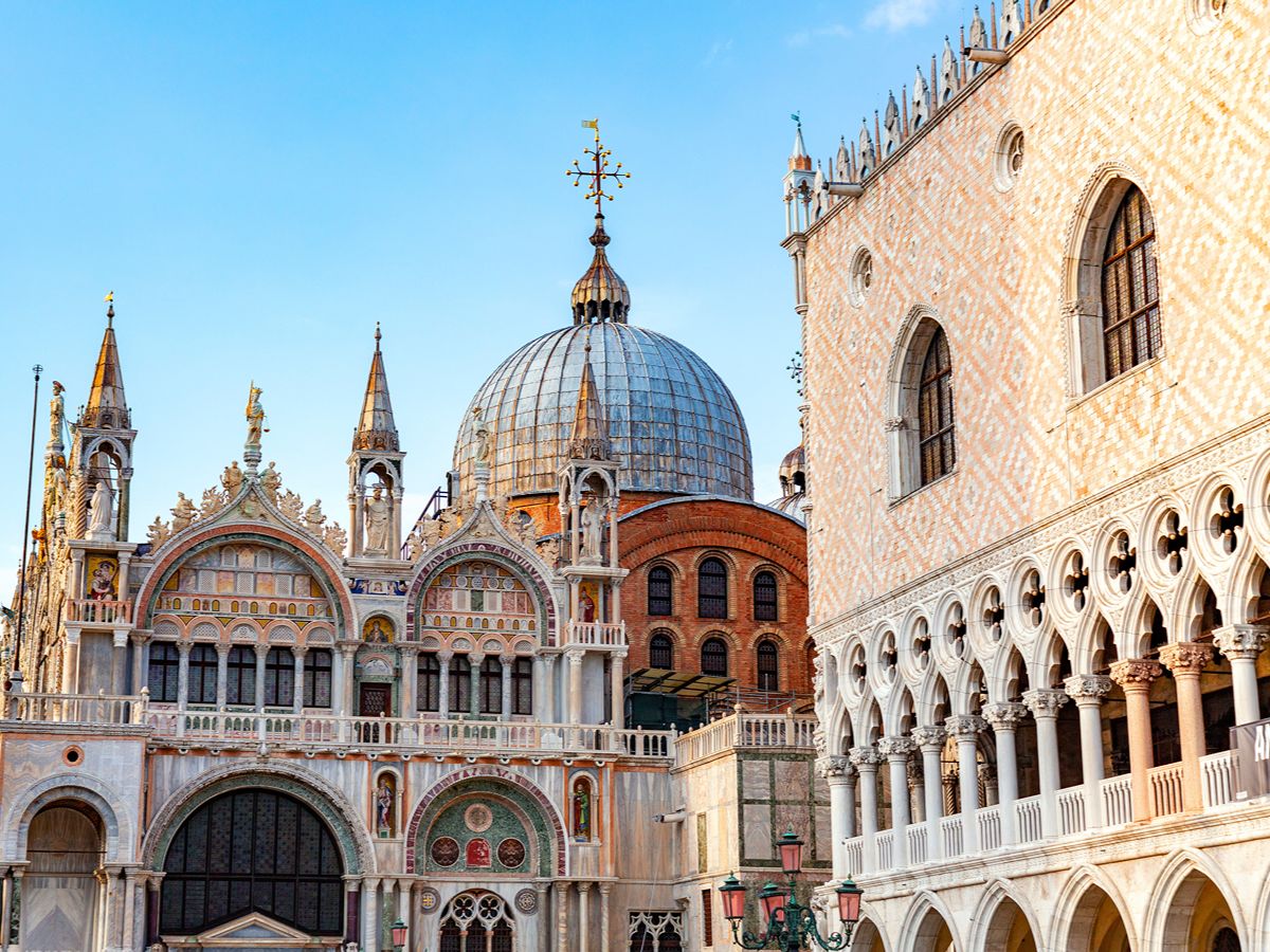 St. Mark's basilica and dome in Venice