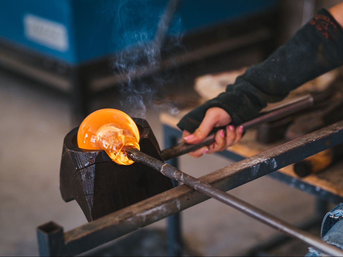 glass blowing factory